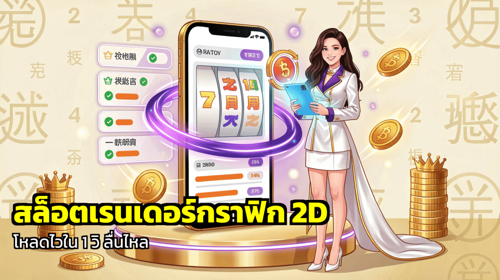 สล็อตเรนเดอร์กราฟิก 2D