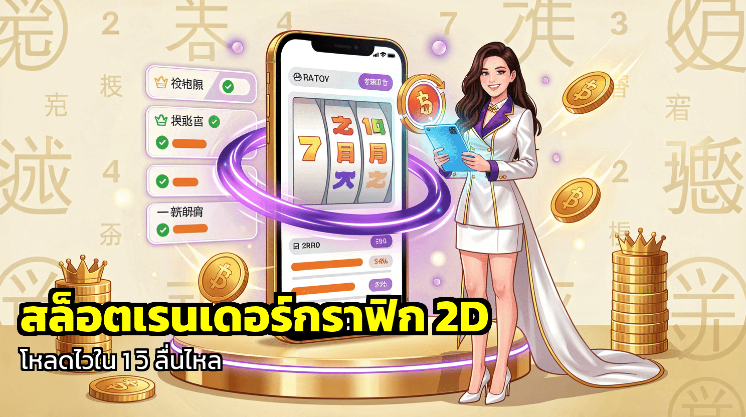 สล็อตเรนเดอร์กราฟิก 2D
