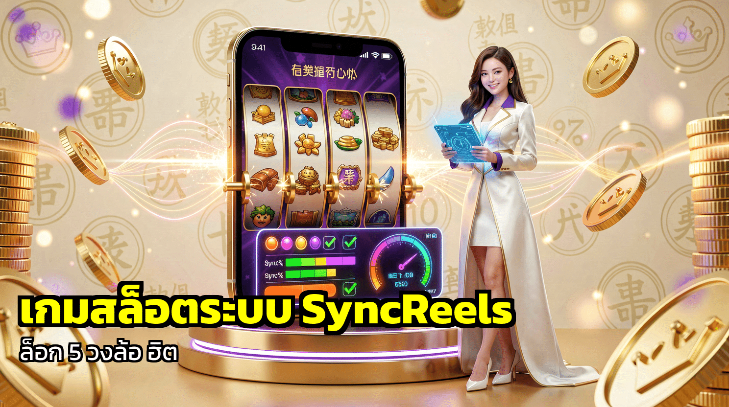 เกมสล็อตระบบ SyncReels